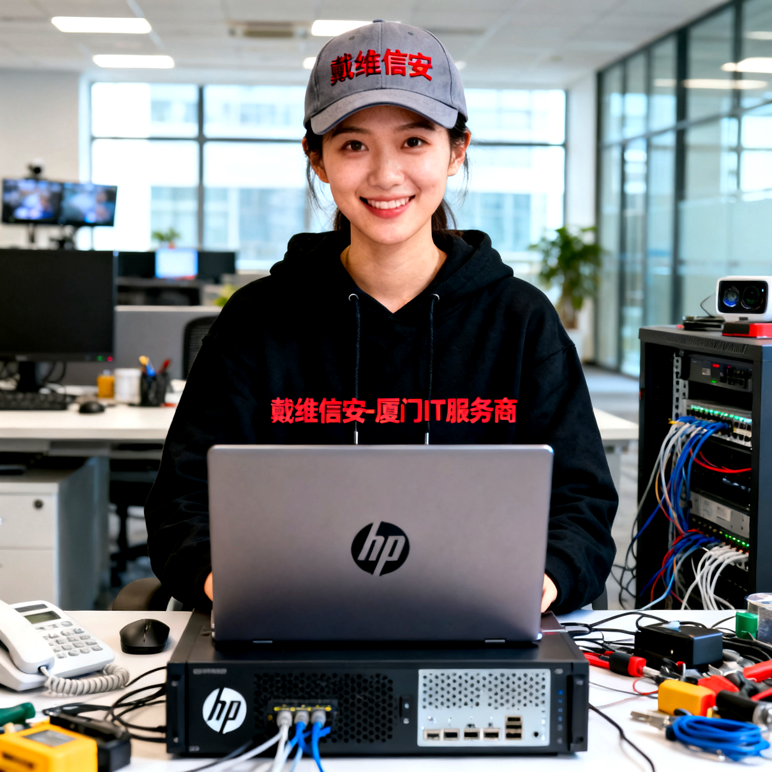 为厦门亿联研发大楼企业提供专业弱电工程服务 - 办公楼IT解决方案配图