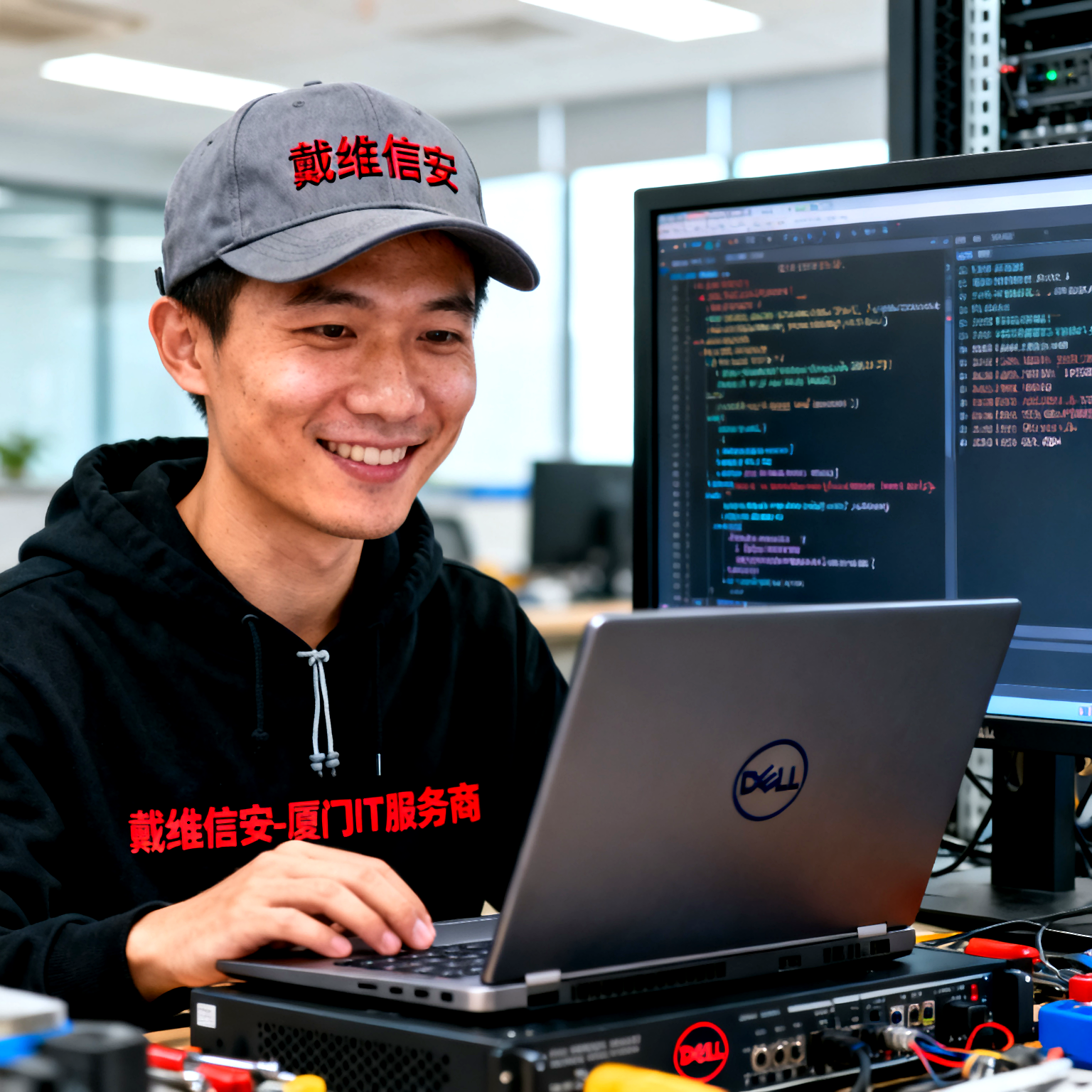为建设科技大厦企业提供专业服务器维护服务 - 办公楼IT解决方案配图