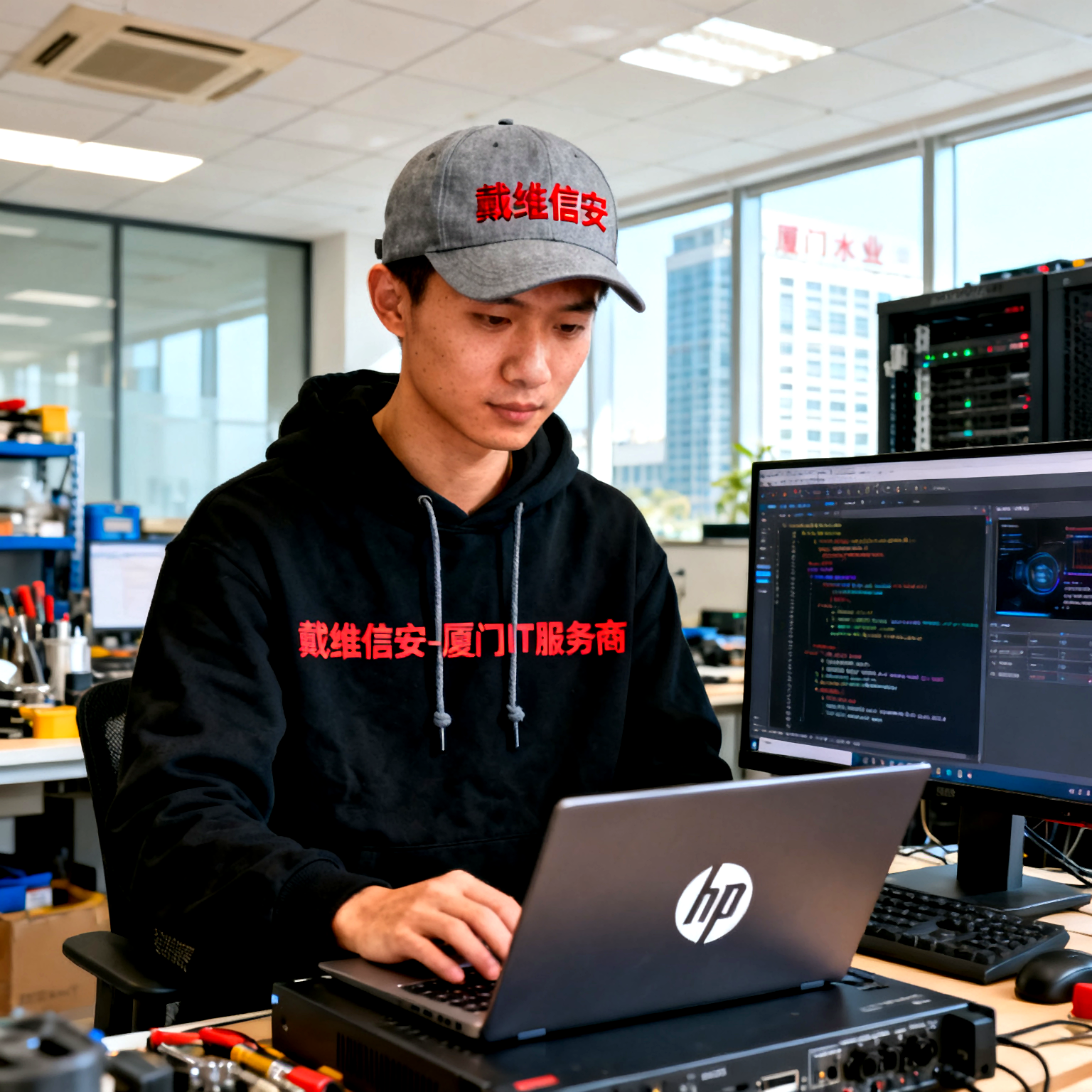 厦门水业大楼 服务器维护解决方案 - 办公楼IT解决方案配图