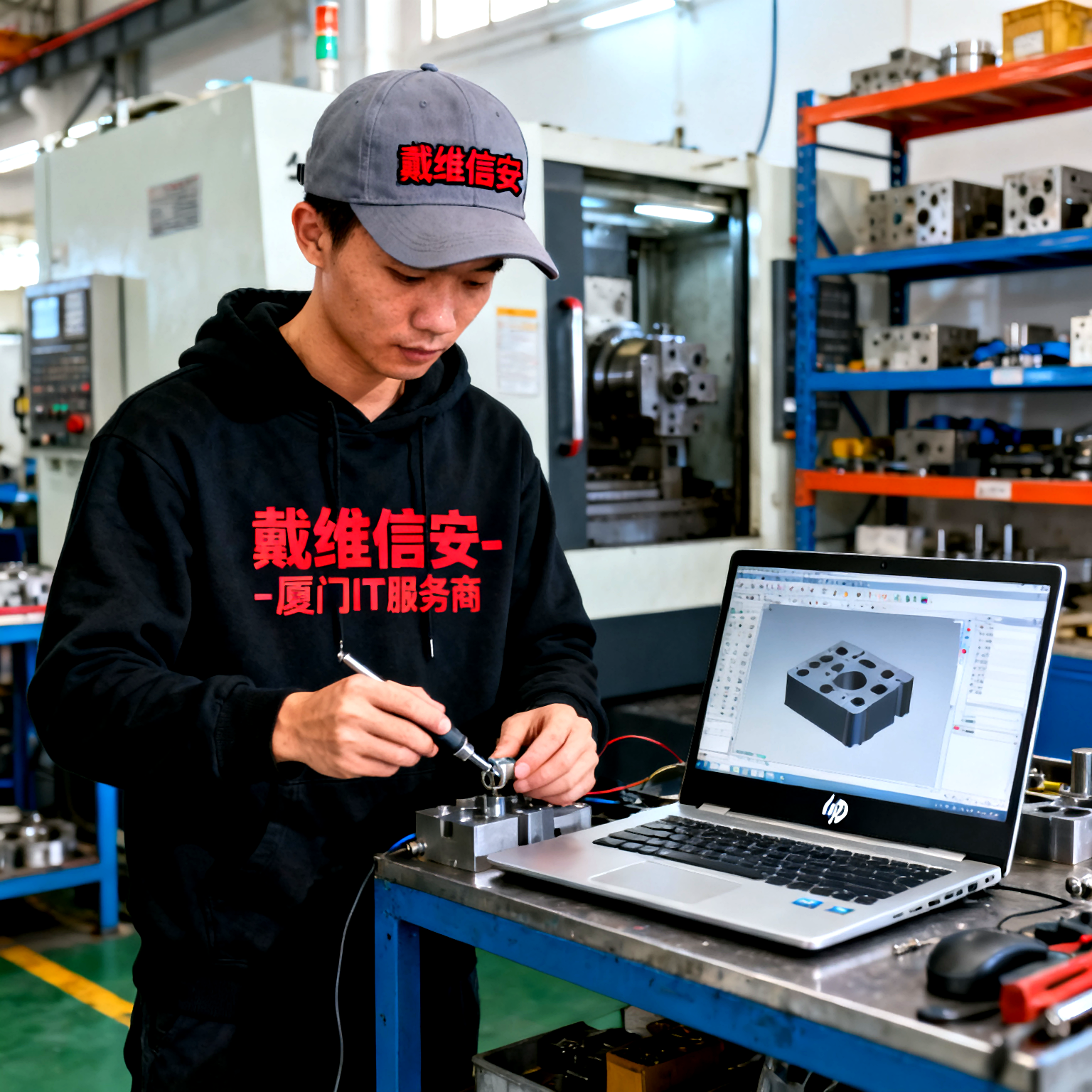 同安区塑料五金企业CAD/CAM软件卡顿？上门电脑维修一步到位 - 塑料五金IT解决方案配图