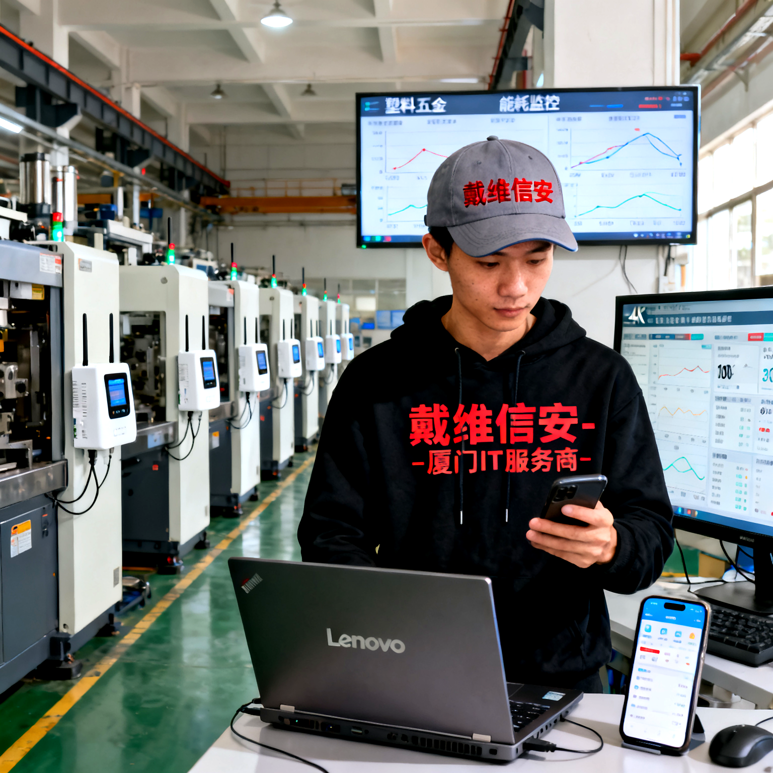 同安区塑料五金企业的设备联网问题怎么解决？（附方案） - 塑料五金IT解决方案配图