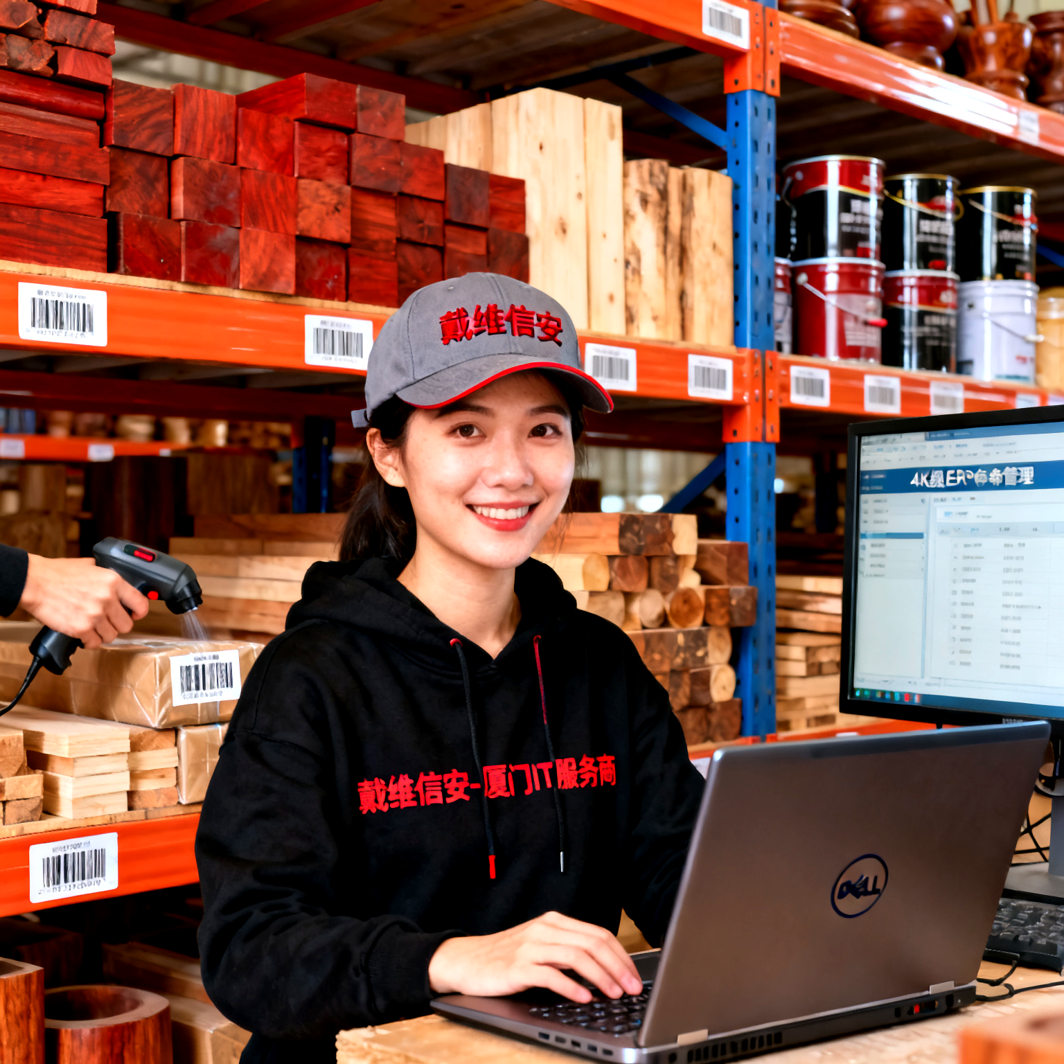 同安区木制工艺品企业库存不准？ERP+条码方案一步到位 - 木制工艺品IT解决方案配图