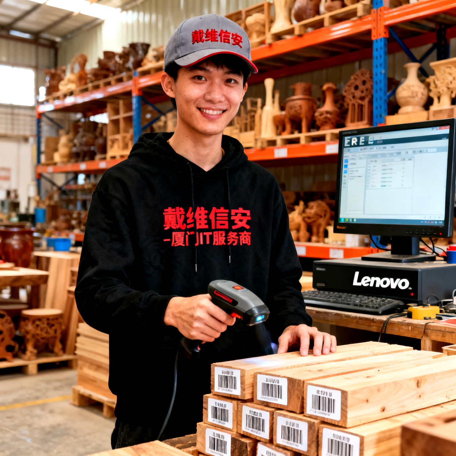 同安区木制工艺品企业库存管理混乱？ERP系统+条码扫描一步到位 - 木制工艺品IT解决方案配图