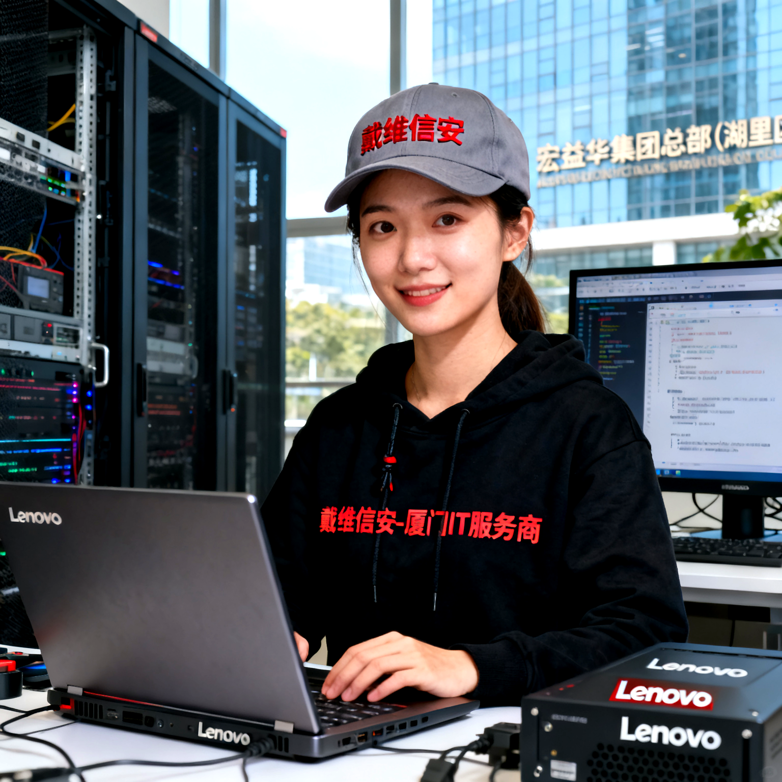 宏益华集团总部大楼 IT运维外包解决方案 - 办公楼IT解决方案配图