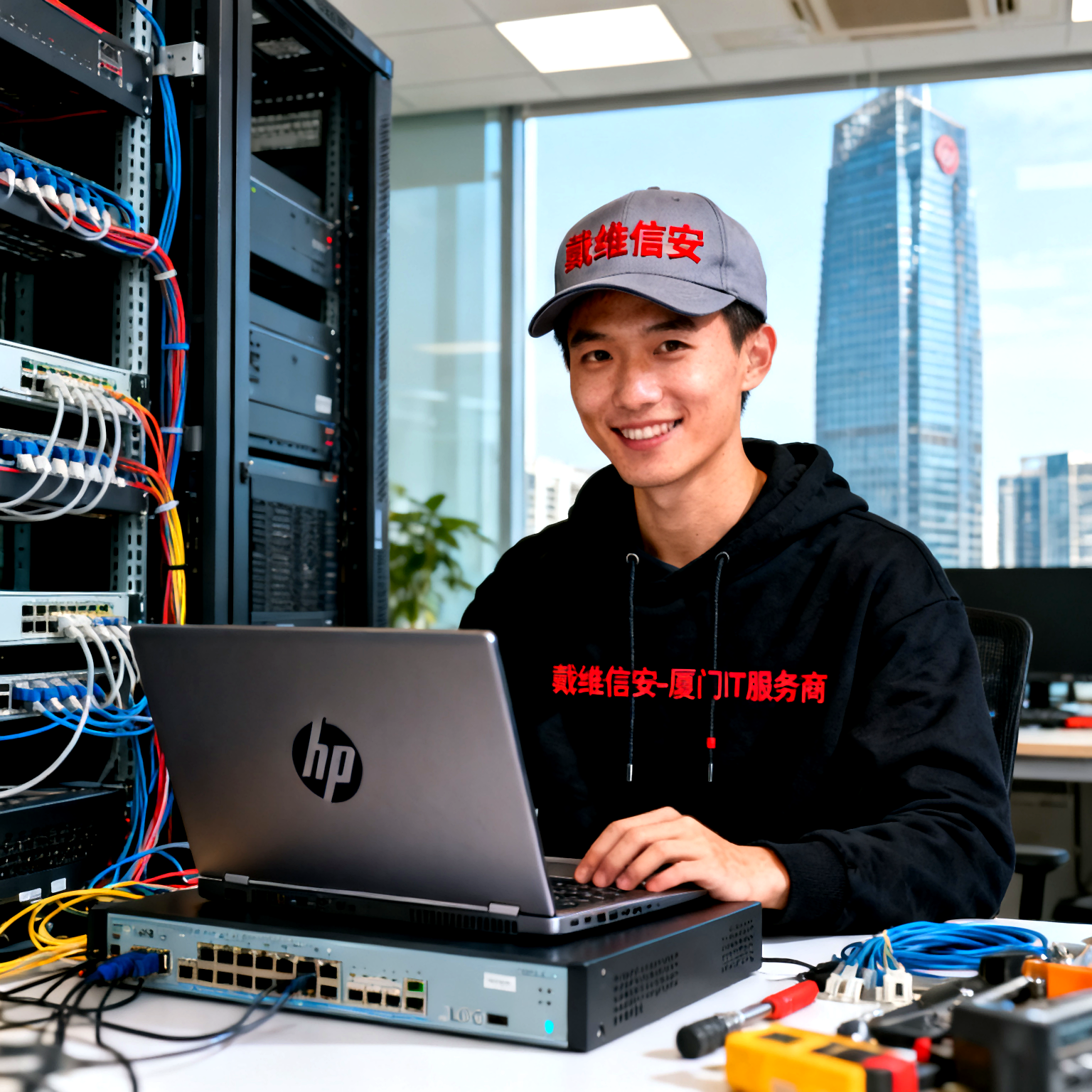 思明区 · 中银大厦 · IT运维方案 - 办公楼IT解决方案配图