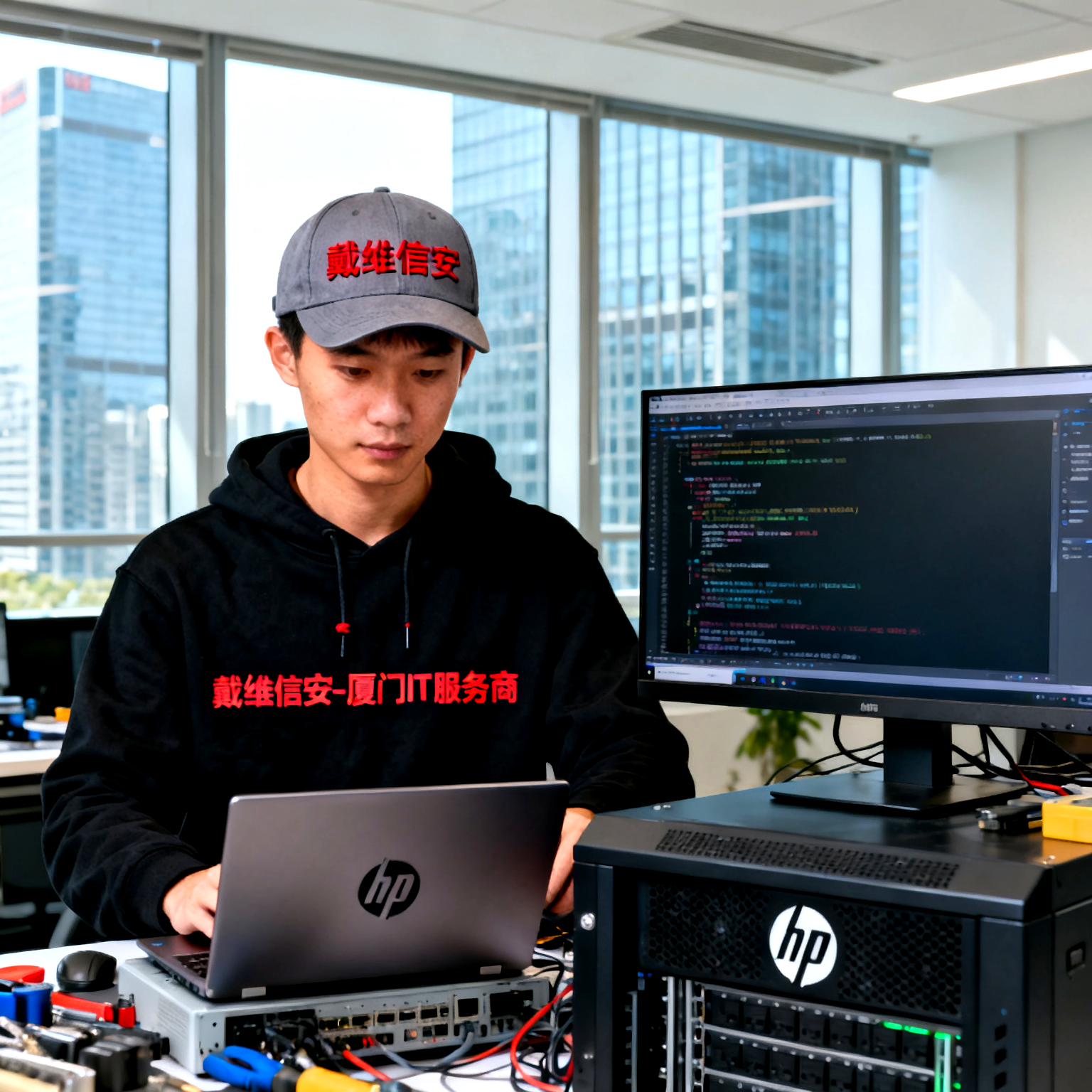 思明区 · 国际银行大厦 · IT运维方案 - 办公楼IT解决方案配图