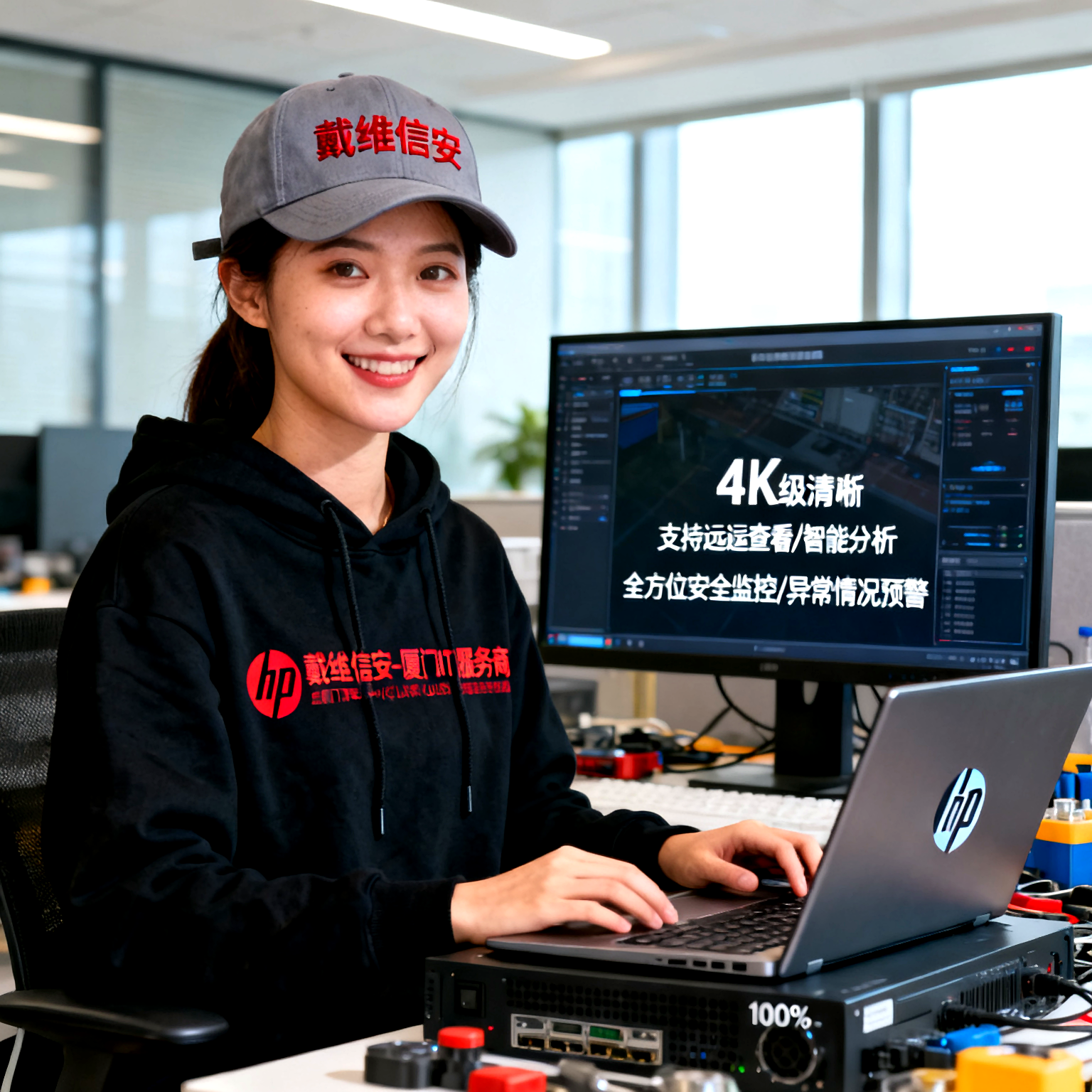思明区厦门美厦中心(龙山店)企业监控系统服务 - 办公楼IT解决方案配图