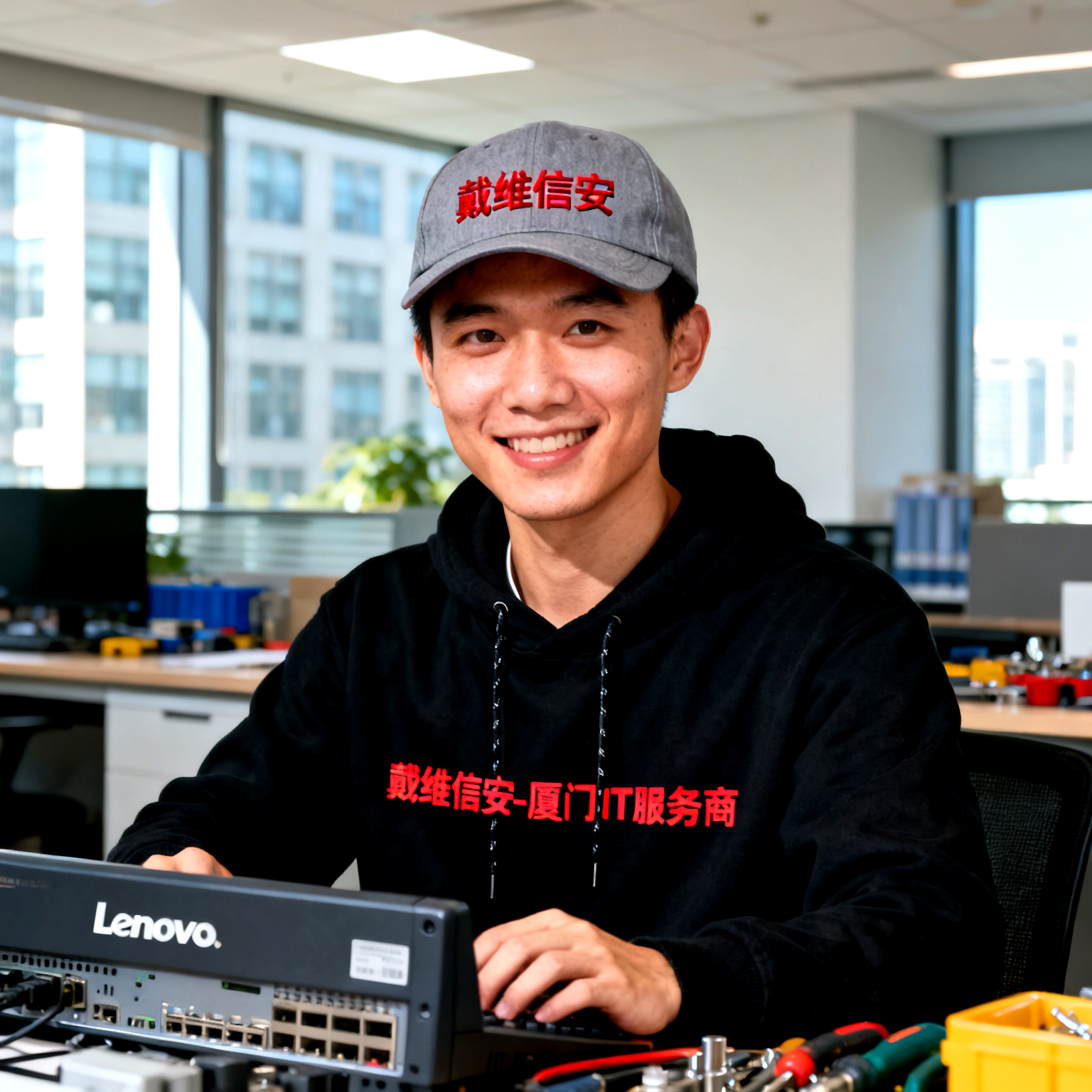 思明区建设大厦企业监控系统服务 - 办公楼IT解决方案配图