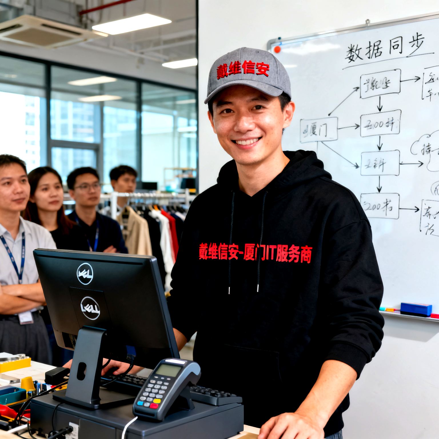 思明服装企业POS系统响应慢？全渠道数据同步一步到位 - 服装IT解决方案配图
