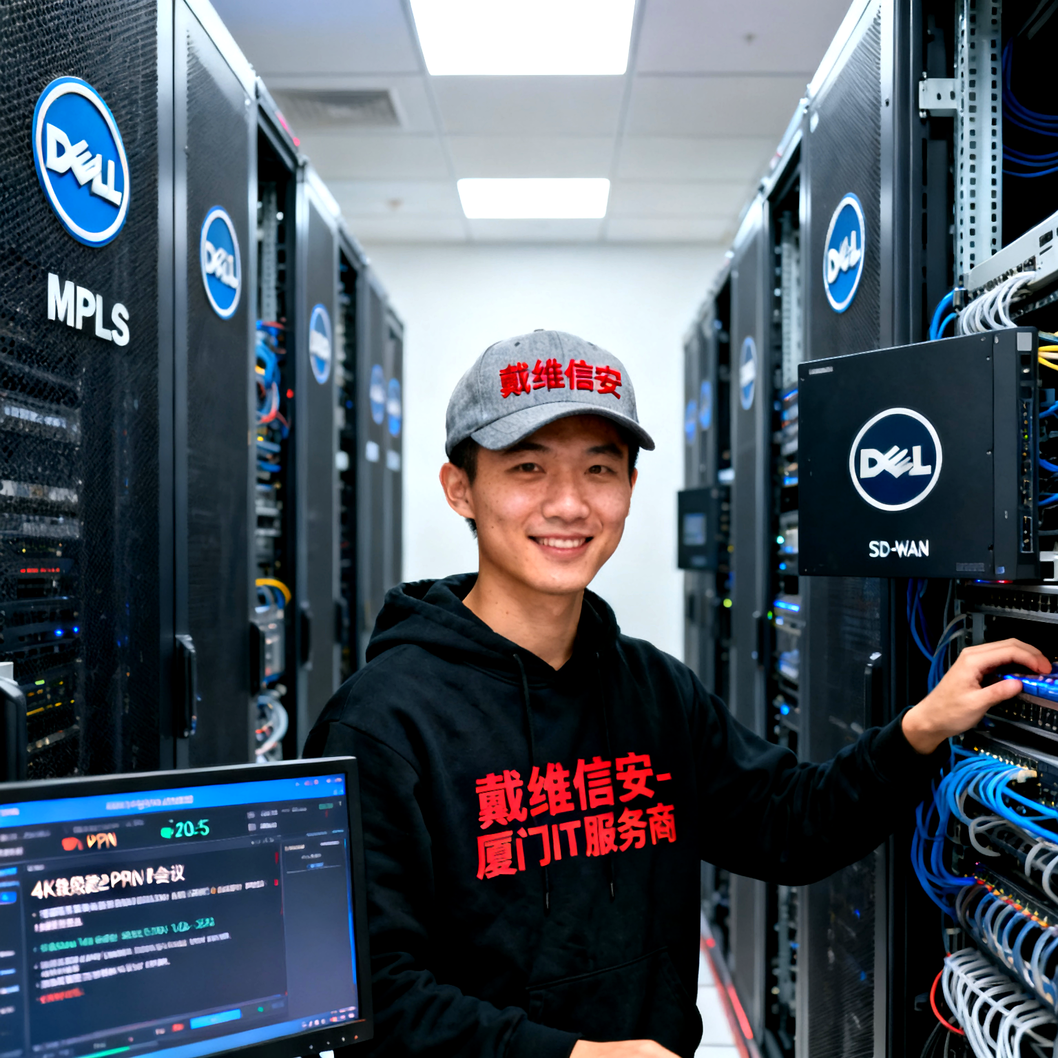 海沧区外企IT经理的VPN连接问题？试试SD-WAN一步到位 - 戴维信安提供解决方案
