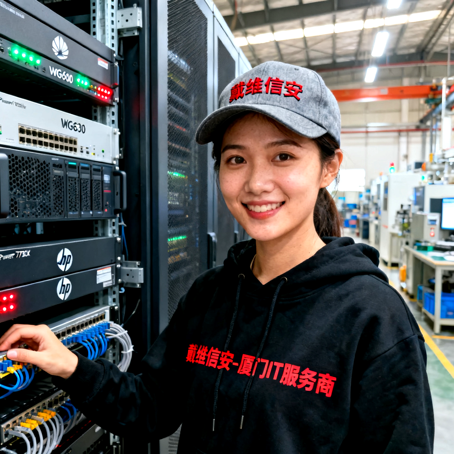 海沧外贸制造业遇网络安全？试试戴维信安服务器维护方案 - 外贸制造业IT解决方案配图