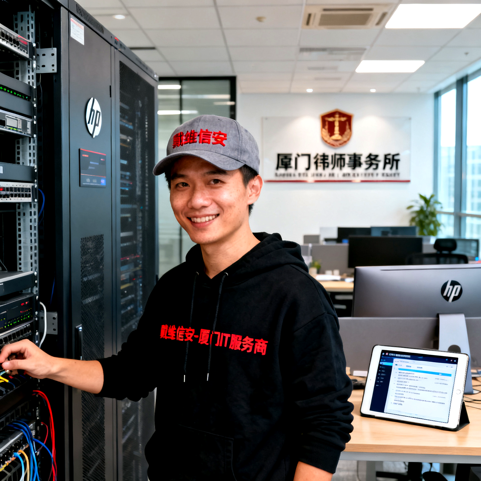 湖里区律所案件管理混乱？千兆网络布线一步到位 - 律师IT解决方案配图