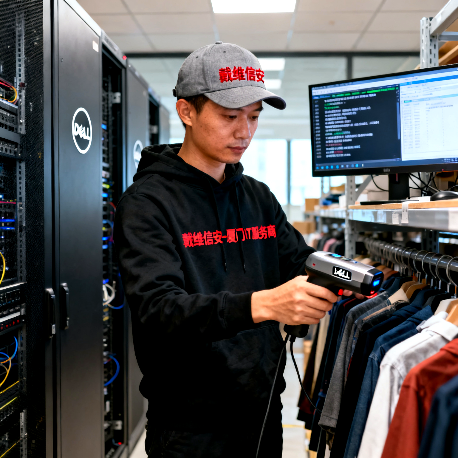 湖里区服装企业库存数据不准？试试戴维信安ERP+RFID方案 - 服装IT解决方案配图