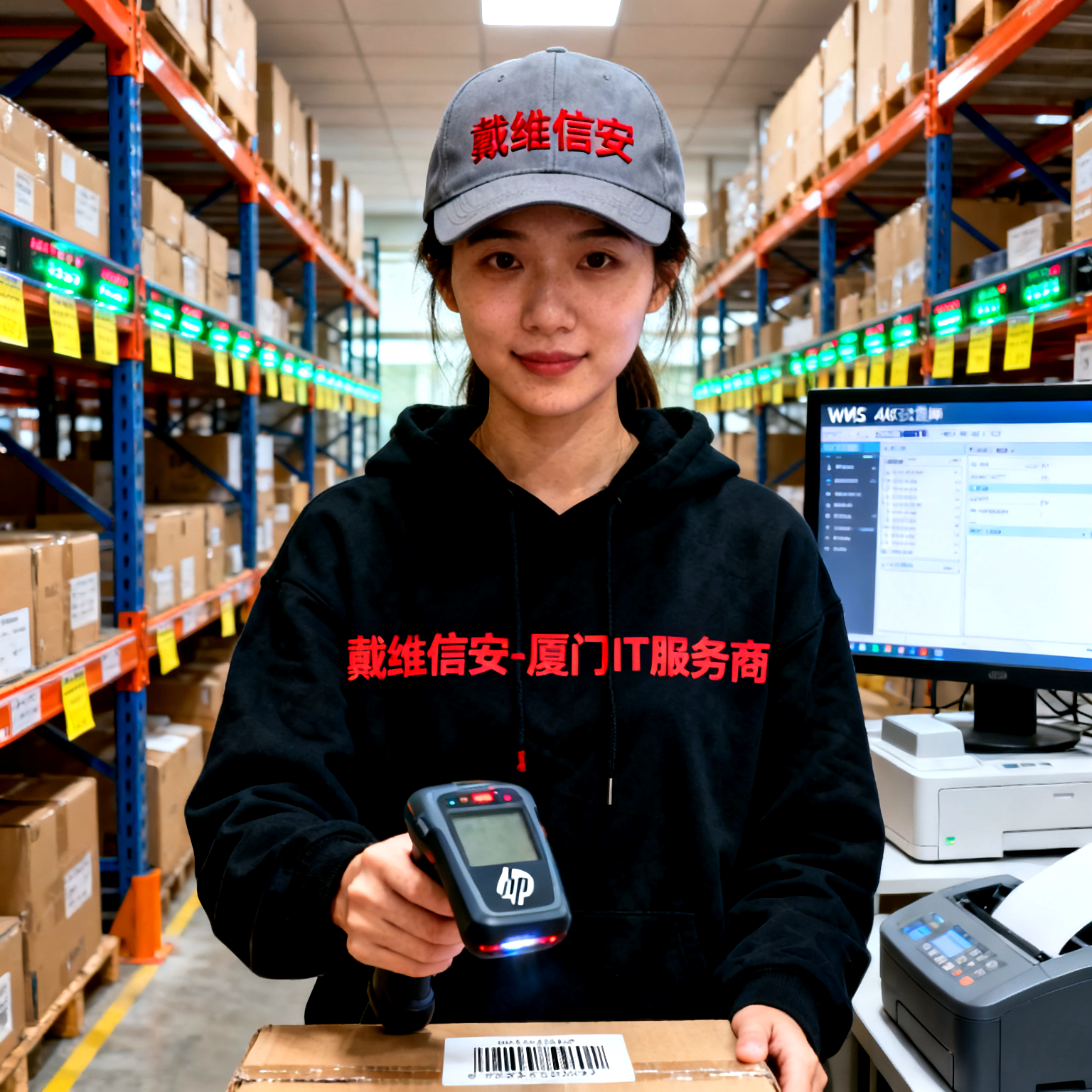 湖里货代企业仓库货物管理混乱？WMS+条码方案一步到位 - 货代IT解决方案配图