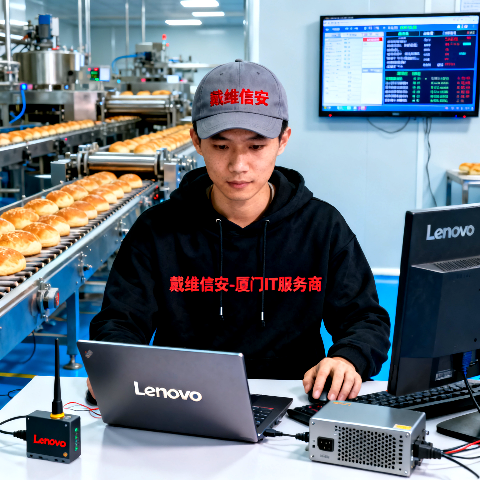 湖里食品厂的生产流程监控怎么解决？（附方案） - 食品厂IT解决方案配图
