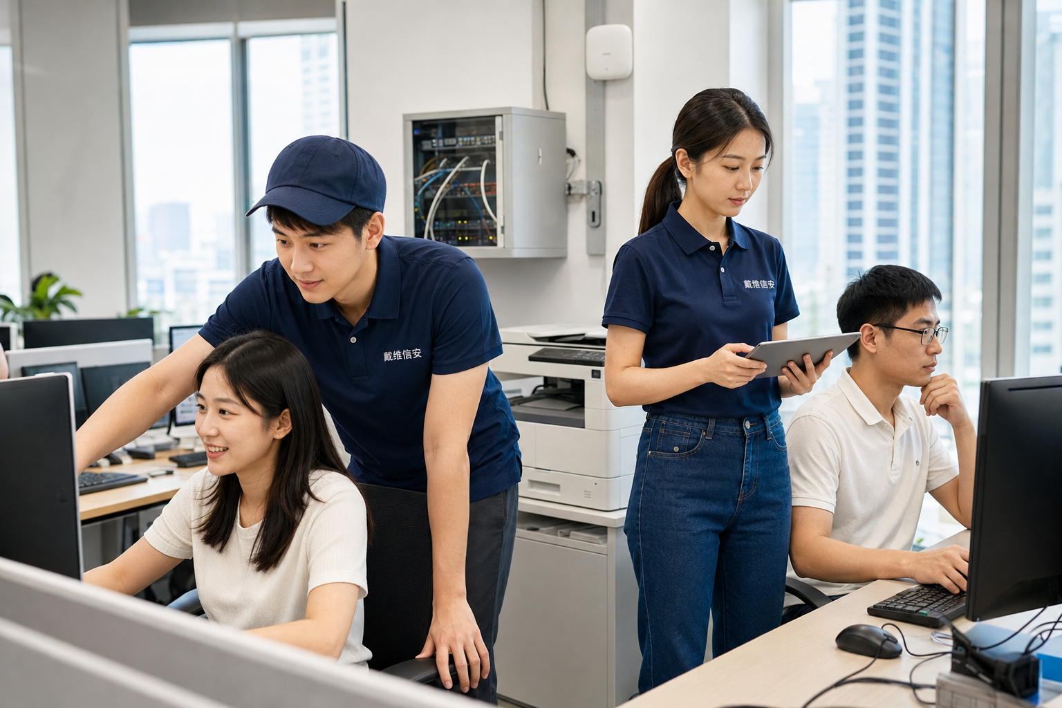 戴维信安团队真正想做的事：用IT运维替客户节省时间，让员工高效办公