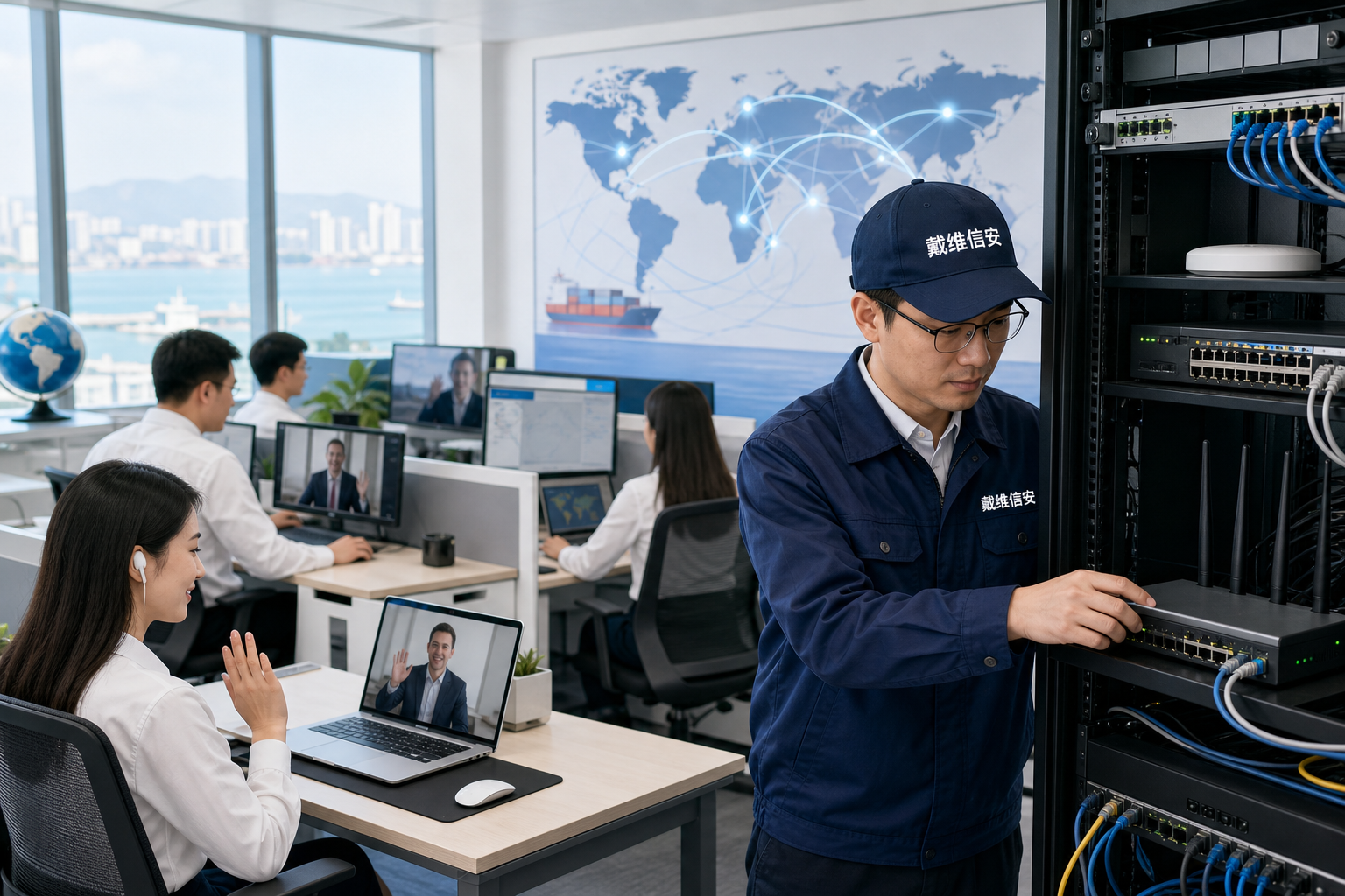 我们是厦门外贸公司：签约戴维信安后，VPN不再频繁掉线
