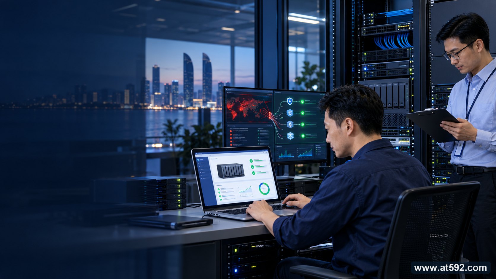 群晖 NAS 出现 L0CK3D 风险后，企业社保医保资料谁来守？